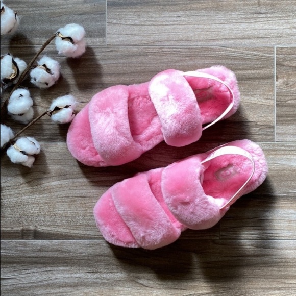 🌿UGG🌿 OH YEAH SANDALS SLIPPERS BERRY - Picture 4 of 13